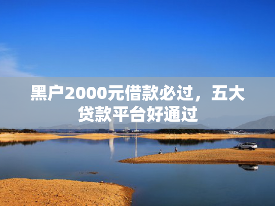 急用钱一千征信不好秒下款这5款现在有哪些口子能下款