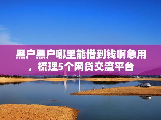 啥平台好下款试试看这5个有什么口子下款快的