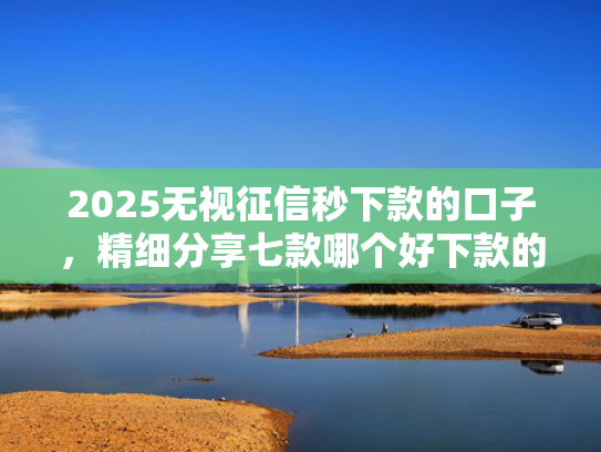 2025无视征信秒下款的口子，精细分享七款哪个好下款的网贷口子  第1张