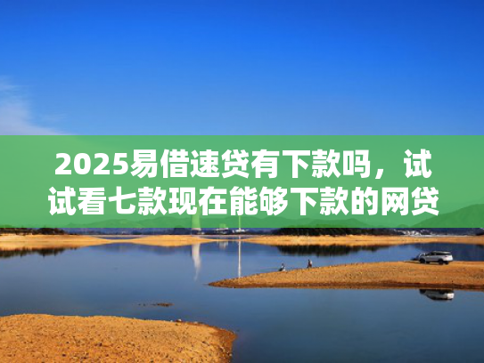 2025易借速贷有下款吗，试试看七款现在能够下款的网贷口子  第1张