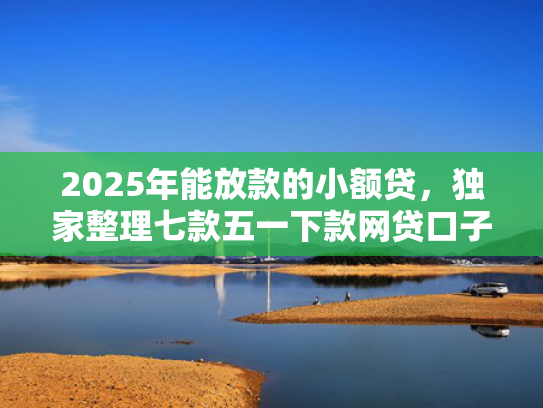 2025年能放款的小额贷，独家整理七款五一下款网贷口子  第1张