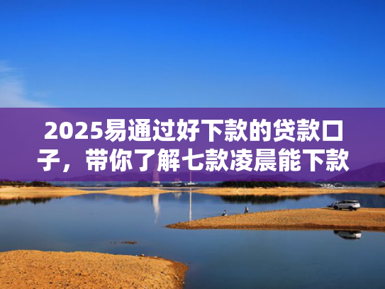 2025易通过好下款的贷款口子，带你了解七款凌晨能下款的网贷口子