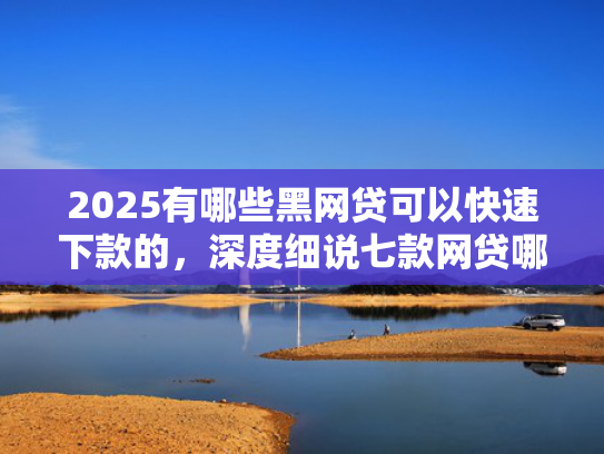 2025有哪些黑网贷可以快速下款的，深度细说七款网贷哪个口子好下款呢  第1张