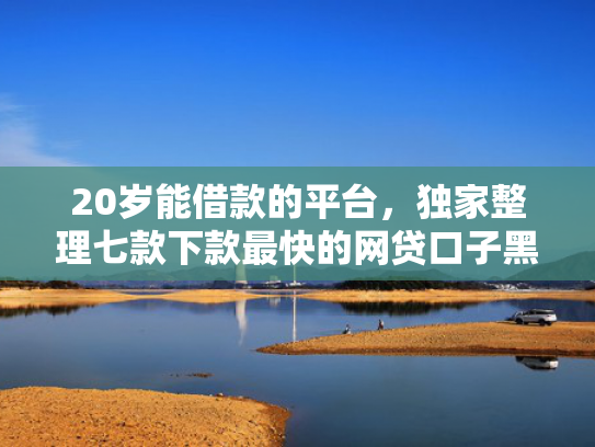 20岁能借款的平台，独家整理七款下款最快的网贷口子黑户  第1张
