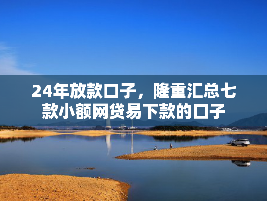 24年放款口子，隆重汇总七款小额网贷易下款的口子  第1张