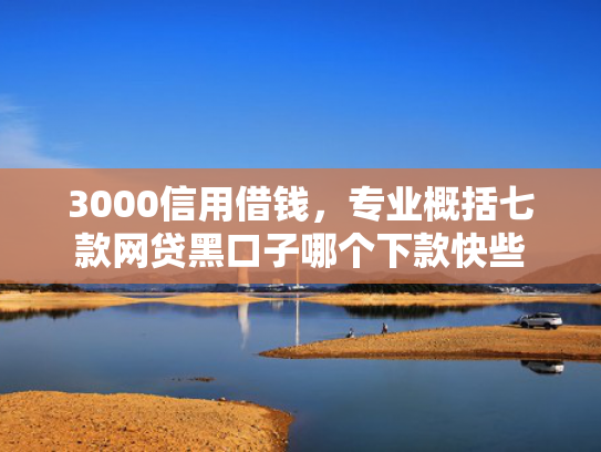 3000信用借钱，专业概括七款网贷黑口子哪个下款快些  第1张