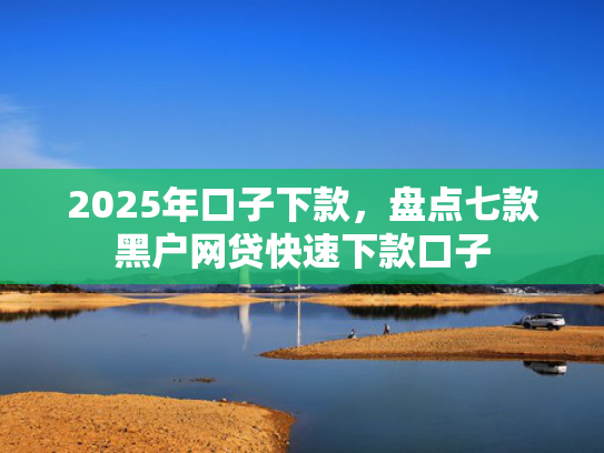 2025年口子下款，盘点七款黑户网贷快速下款口子  第1张