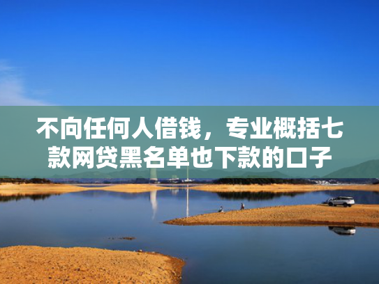 不向任何人借钱，专业概括七款网贷黑名单也下款的口子  第1张