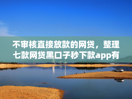 不审核直接放款的网贷，整理七款网贷黑口子秒下款app有哪些  第1张