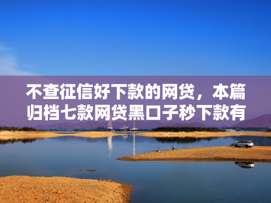 不查征信好下款的网贷，本篇归档七款网贷黑口子秒下款有哪些  第1张