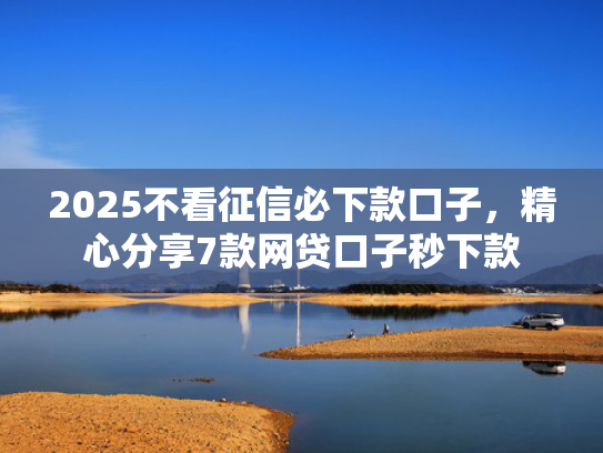 2025不看征信必下款口子，精心分享7款网贷口子秒下款