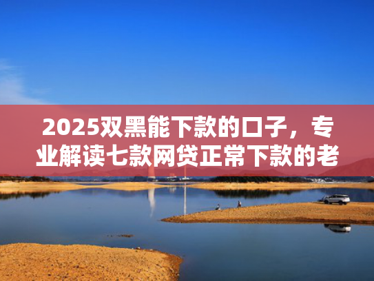 2025双黑能下款的口子，专业解读七款网贷正常下款的老口子