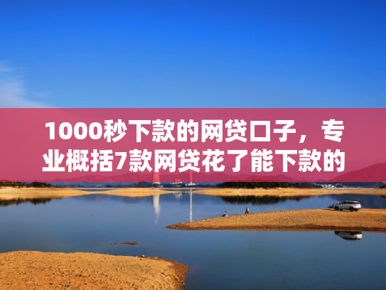 1000秒下款的网贷口子，专业概括7款网贷花了能下款的口子