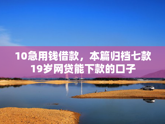 10急用钱借款，本篇归档七款19岁网贷能下款的口子