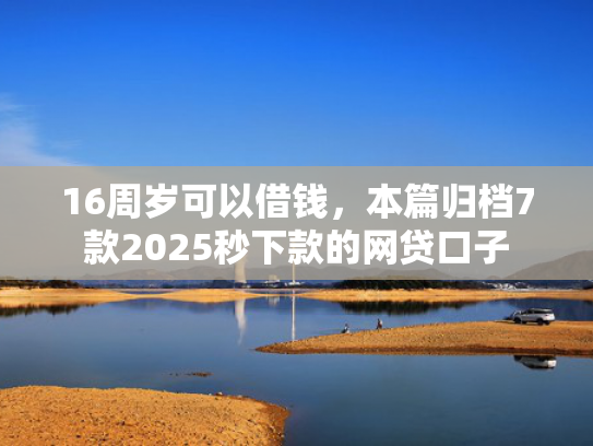 16周岁可以借钱，本篇归档7款2025秒下款的网贷口子