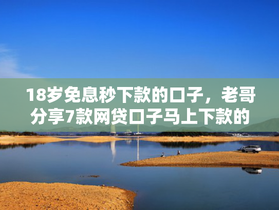 18岁免息秒下款的口子，老哥分享7款网贷口子马上下款的