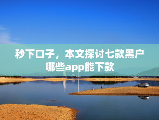 秒下口子，本文探讨七款黑户哪些app能下款  第1张