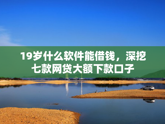 19岁什么软件能借钱，深挖七款网贷大额下款口子