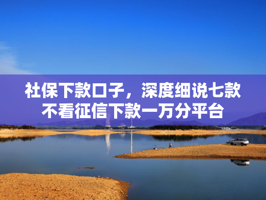 社保下款口子，深度细说七款不看征信下款一万分平台  第1张