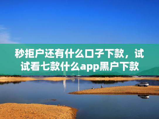 秒拒户还有什么口子下款，试试看七款什么app黑户下款  第1张
