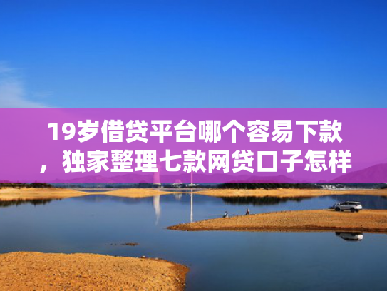 19岁借贷平台哪个容易下款，独家整理七款网贷口子怎样下款