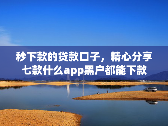 秒下款的贷款口子，精心分享七款什么app黑户都能下款