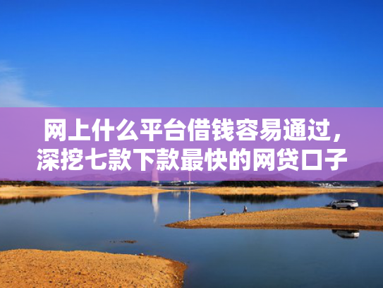 网上什么平台借钱容易通过，深挖七款下款最快的网贷口子
