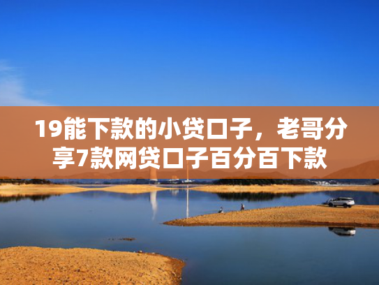19能下款的小贷口子，老哥分享7款网贷口子百分百下款  第1张