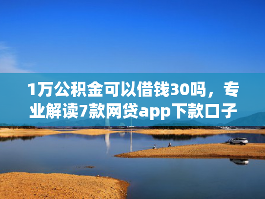 1万公积金可以借钱30吗，专业解读7款网贷app下款口子  第1张