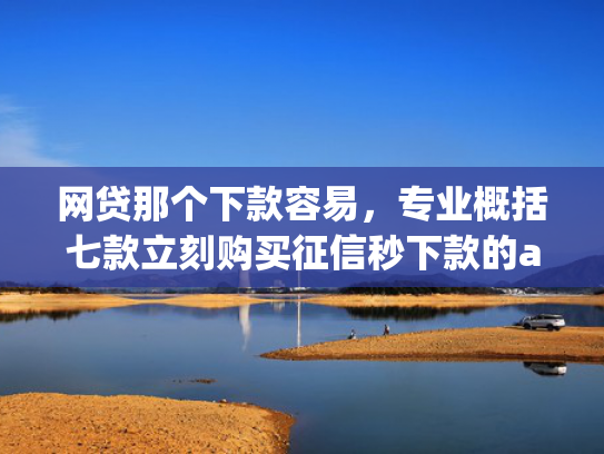 网贷那个下款容易，专业概括七款立刻购买征信秒下款的app  第1张