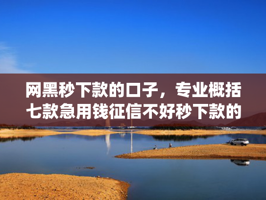 网黑秒下款的口子，专业概括七款急用钱征信不好秒下款的app
