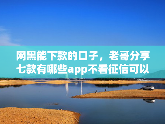 网黑能下款的口子，老哥分享七款有哪些app不看征信可以下款的