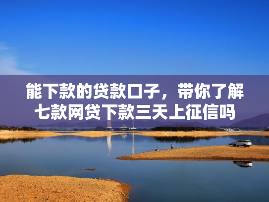 能下款的贷款口子，带你了解七款网贷下款三天上征信吗
