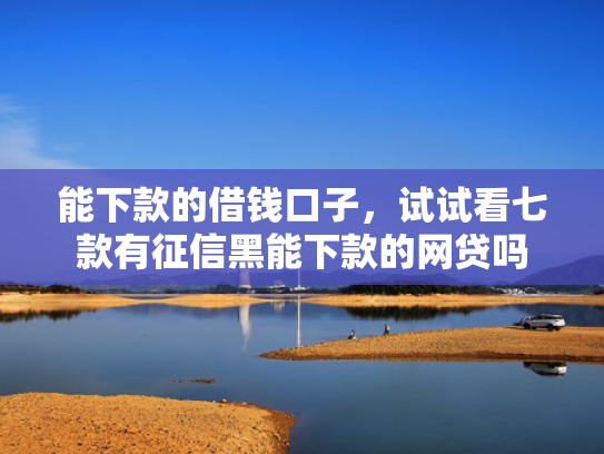 能下款的借钱口子，试试看七款有征信黑能下款的网贷吗