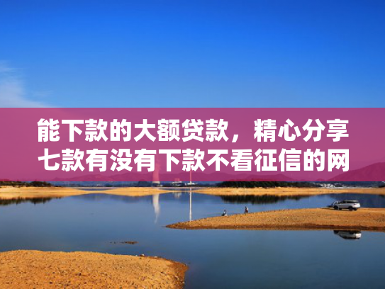 能下款的大额贷款，精心分享七款有没有下款不看征信的网贷平台