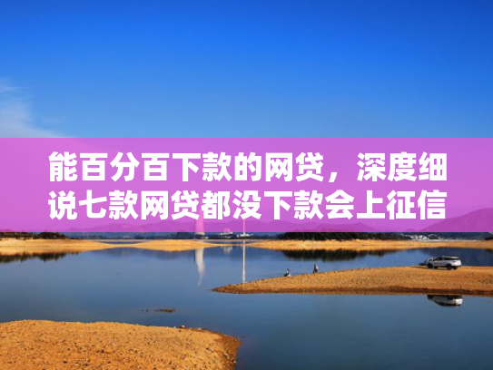 能百分百下款的网贷，深度细说七款网贷都没下款会上征信嘛  第1张
