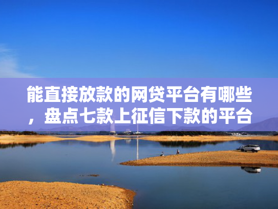 能直接放款的网贷平台有哪些，盘点七款上征信下款的平台