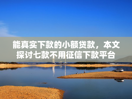 能真实下款的小额贷款，本文探讨七款不用征信下款平台  第1张