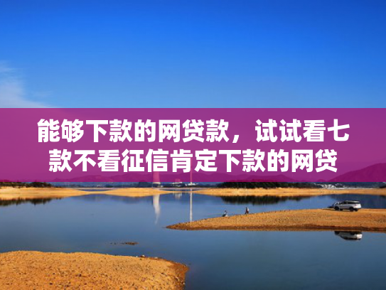 能够下款的网贷款，试试看七款不看征信肯定下款的网贷  第1张