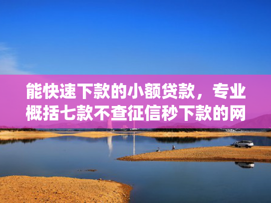能快速下款的小额贷款，专业概括七款不查征信秒下款的网贷app