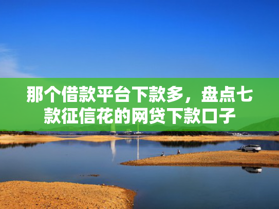 那个借款平台下款多，盘点七款征信花的网贷下款口子