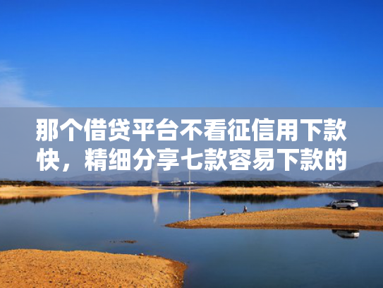 那个借贷平台不看征信用下款快，精细分享七款容易下款的网贷不看征信