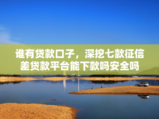 谁有贷款口子，深挖七款征信差贷款平台能下款吗安全吗  第1张