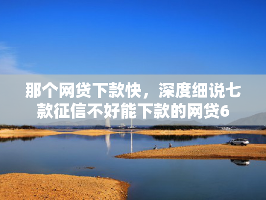 那个网贷下款快，深度细说七款征信不好能下款的网贷6