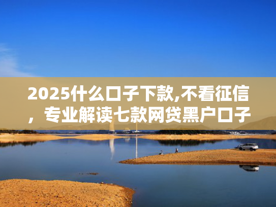 2025什么口子下款,不看征信，专业解读七款网贷黑户口子下款口子