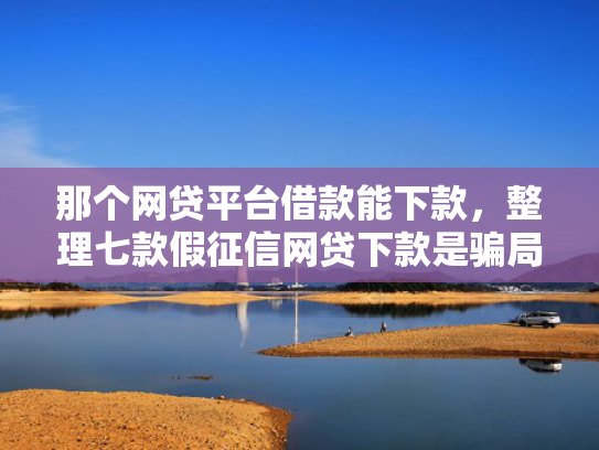 那个网贷平台借款能下款，整理七款假征信网贷下款是骗局吗