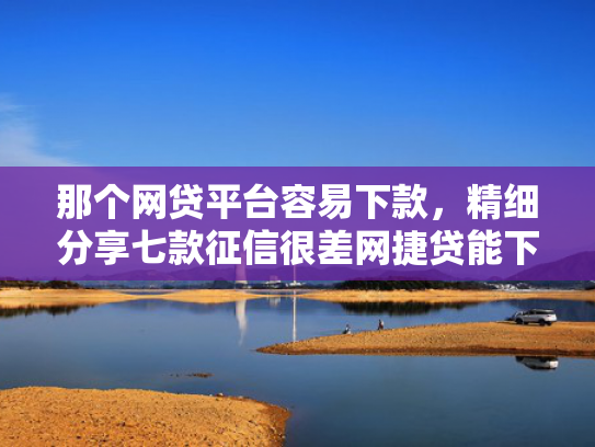 那个网贷平台容易下款，精细分享七款征信很差网捷贷能下款吗