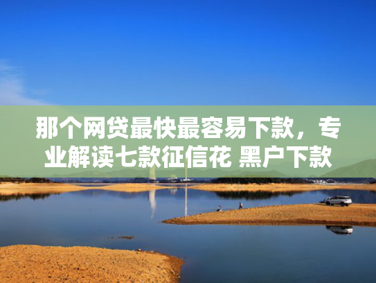 那个网贷最快最容易下款，专业解读七款征信花 黑户下款的网贷