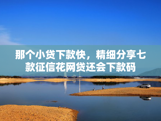 那个小贷下款快，精细分享七款征信花网贷还会下款码