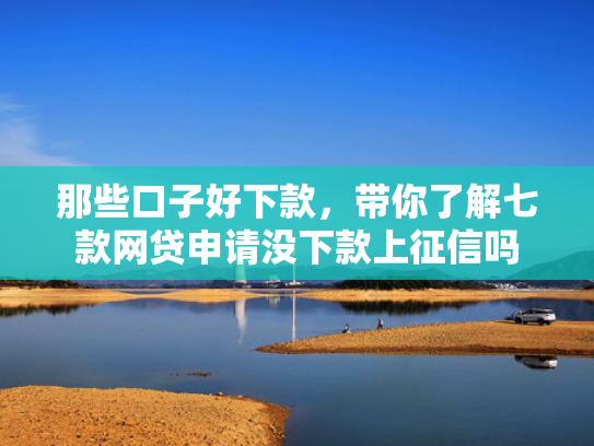 那些口子好下款，带你了解七款网贷申请没下款上征信吗  第1张